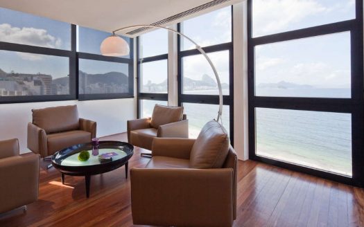 Luxury apartment in Copacabana: Living room